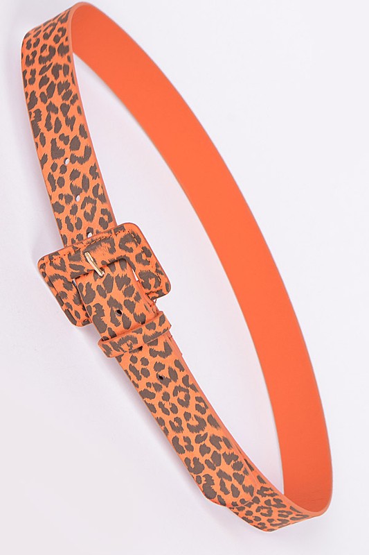 Leopard Print Belt