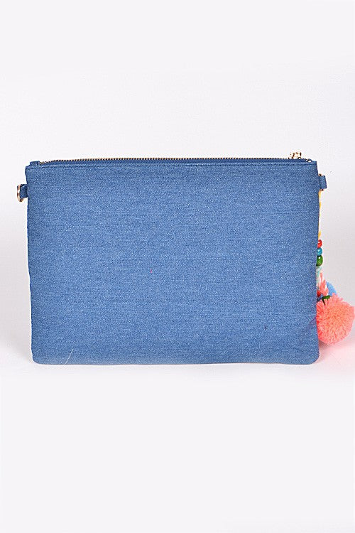 Toucan Denim Handbag