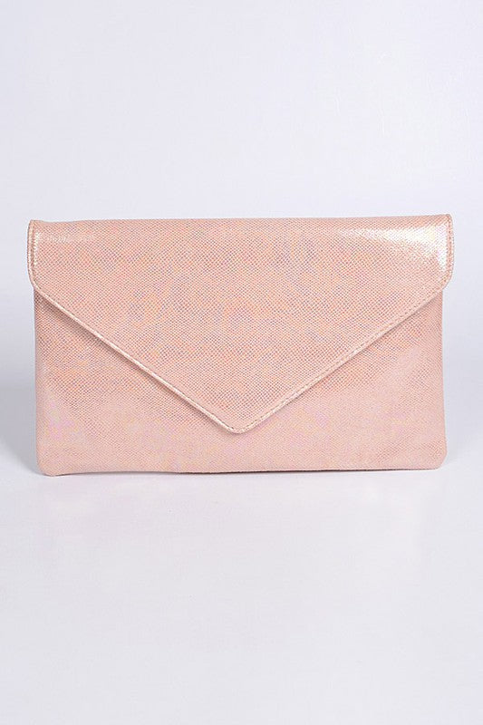 Hologram Envelope Clutch Handbag