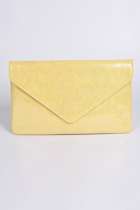 Hologram Envelope Clutch Handbag