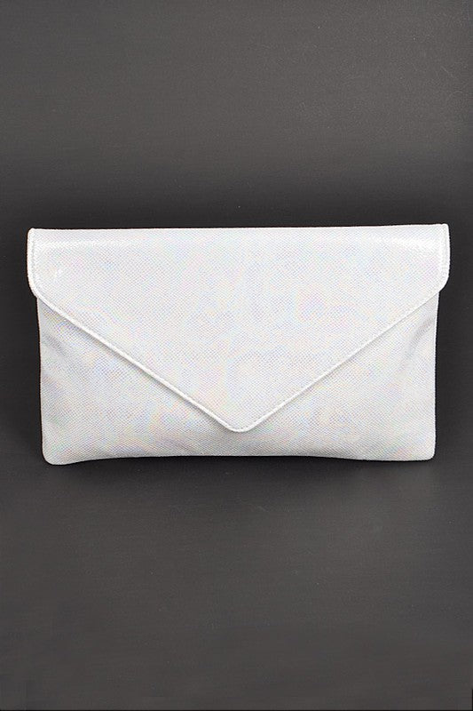 Hologram Envelope Clutch Handbag