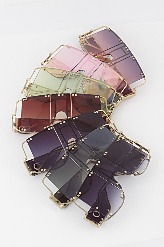 Exposed Frame Sunglasses