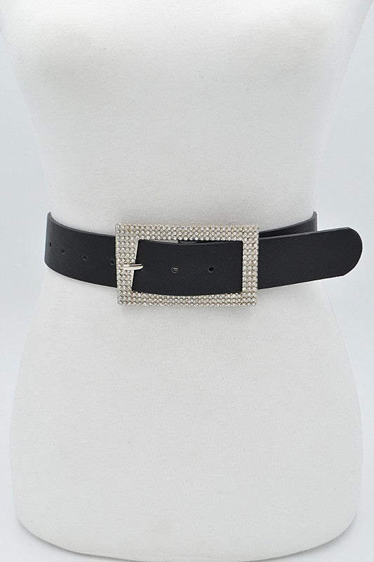 Rectangle Rhinestone Belt