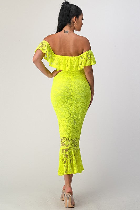 Senorita Lace Maxi Dress
