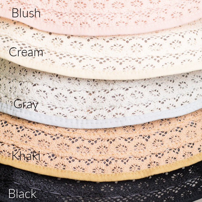 Lace Bow Roll Up Visor