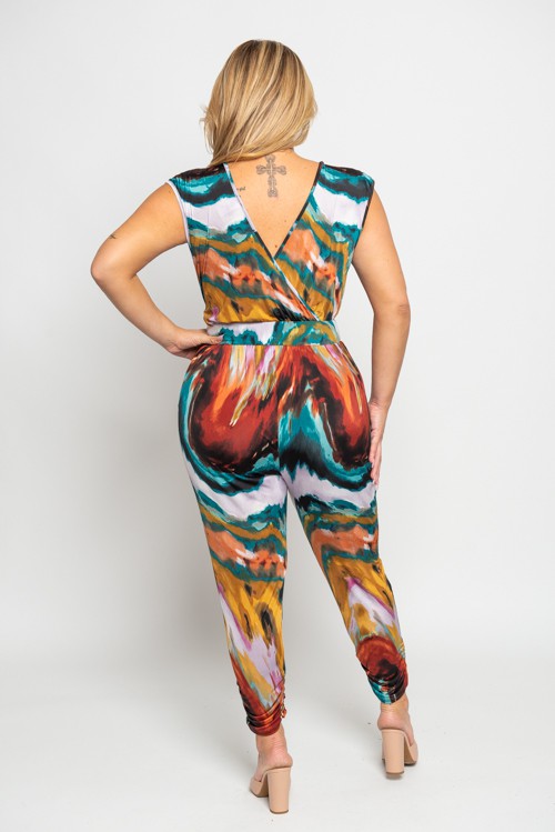 Watercolor Curve Jumpsuit