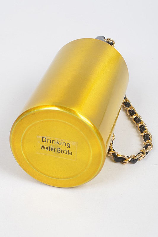 Water Bottle Chain Crossbody Handbag