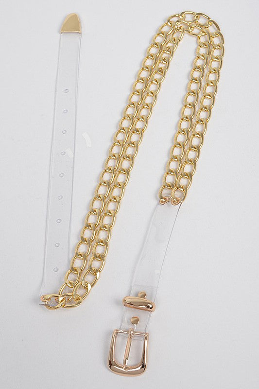Transparent Chain Belt
