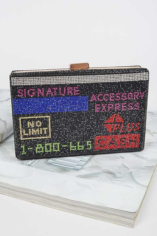 Forever Valid Rhinestone Handbag