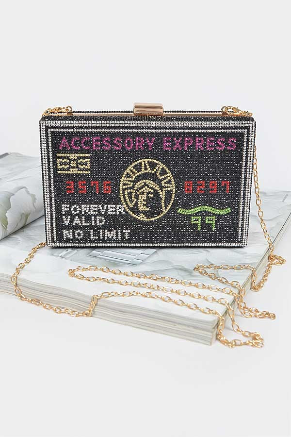 Forever Valid Rhinestone Handbag