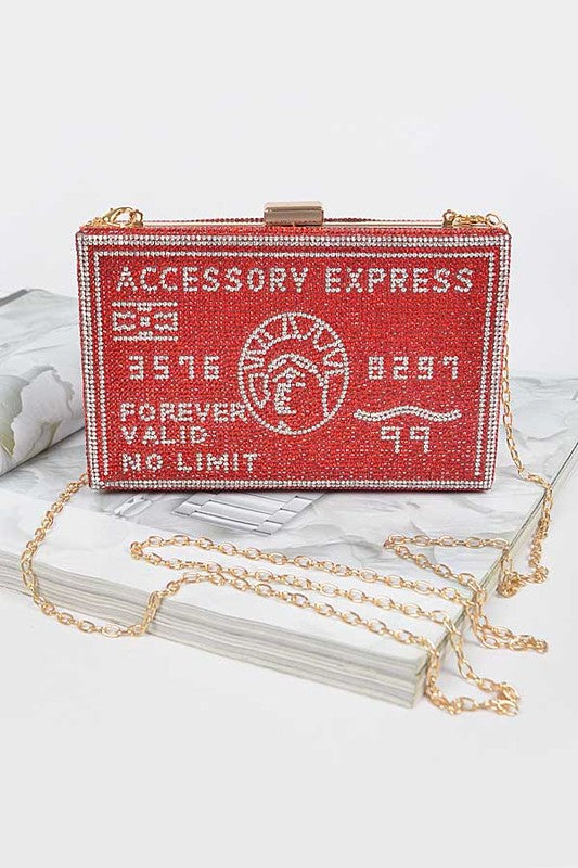 Forever Valid Rhinestone Handbag