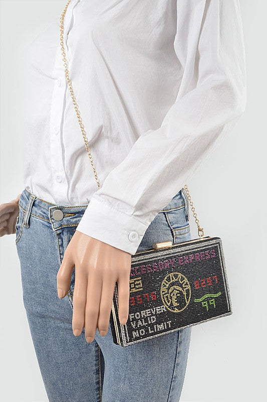 Forever Valid Rhinestone Handbag