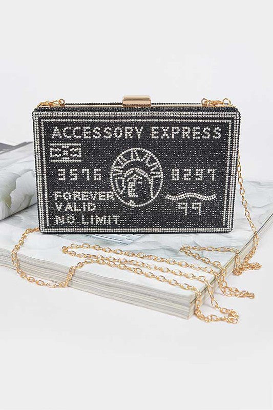 Forever Valid Rhinestone Handbag