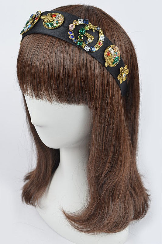Queen Bee Gemstone Headband