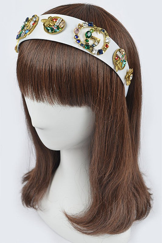 Queen Bee Gemstone Headband
