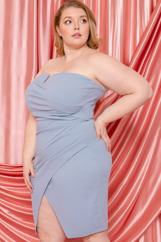 Sexy Ruched Curve Dress