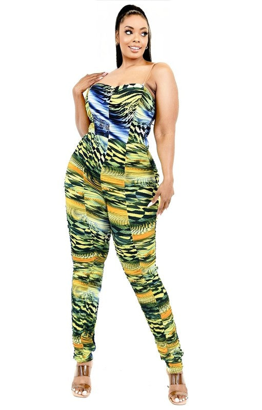 Vibrant Curve Jumpsuit