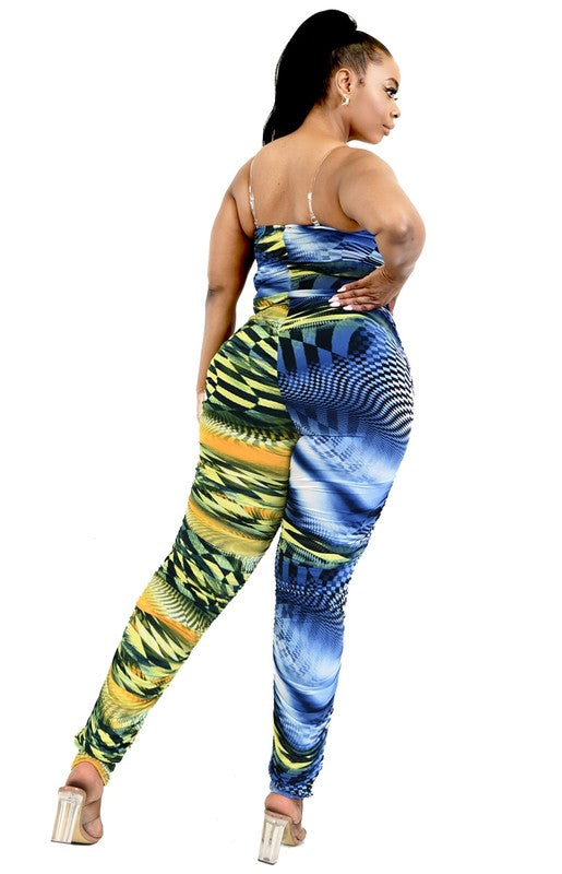 Vibrant Curve Jumpsuit