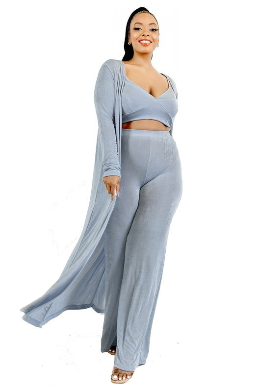 Slinky 3PC Cardigan Curve Set