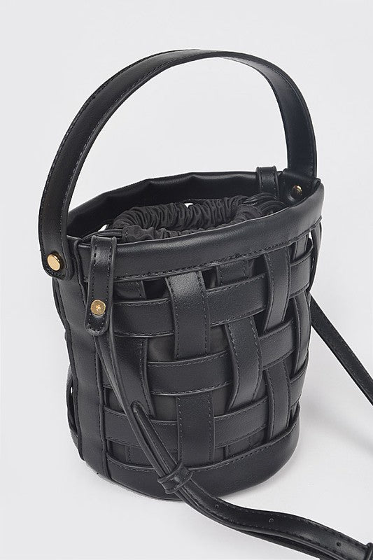 Woven Bucket Handbag