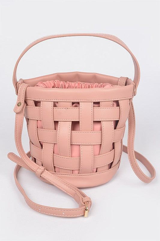 Woven Bucket Handbag