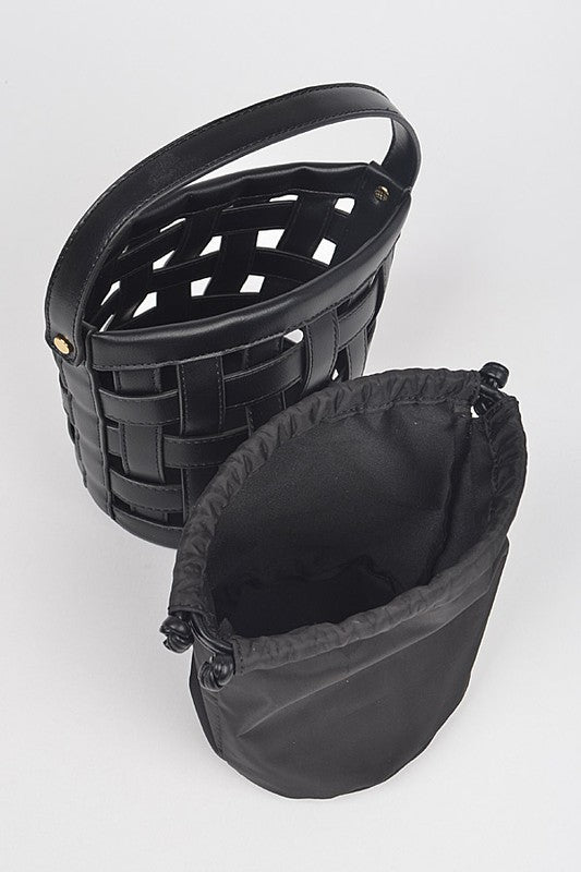 Woven Bucket Handbag