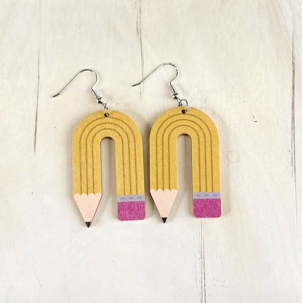 No. 2 Pencil Earrings