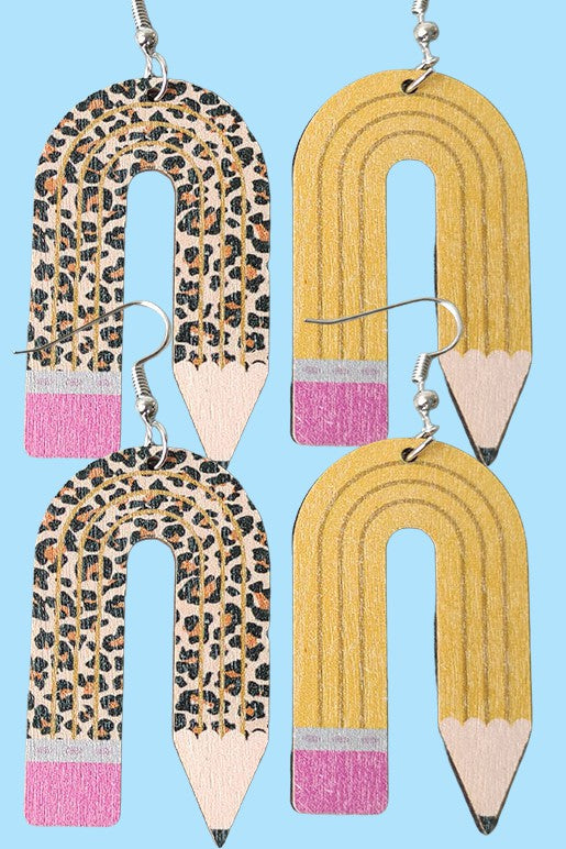 No. 2 Pencil Earrings