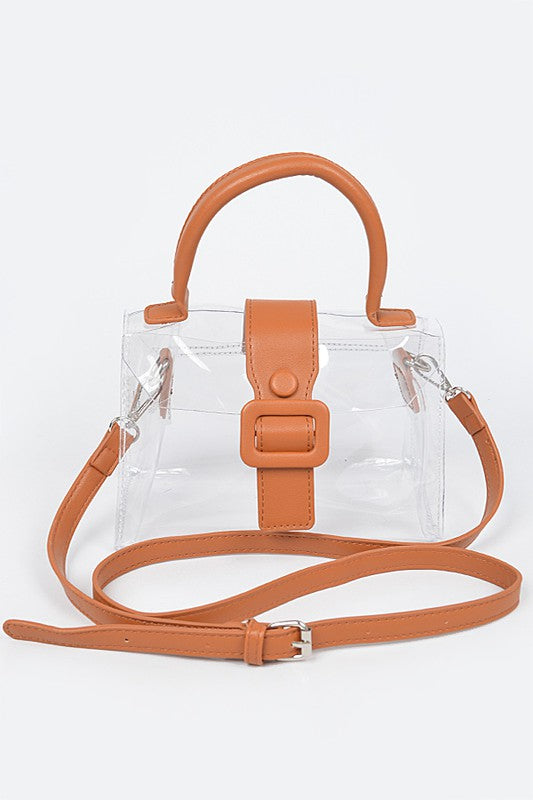 Clear Top Handle Handbag