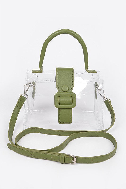 Clear Top Handle Handbag
