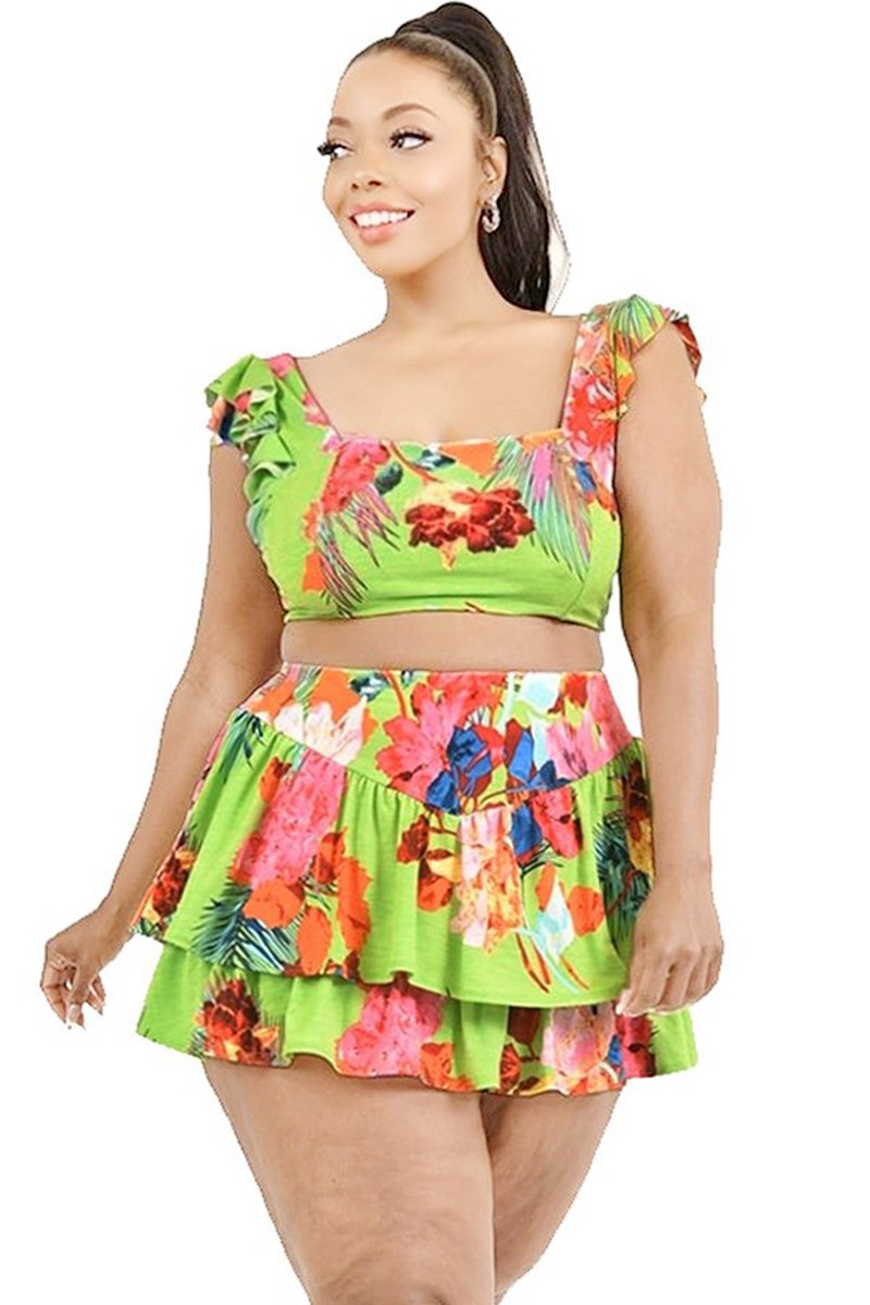 Floral Crop 2PC Set