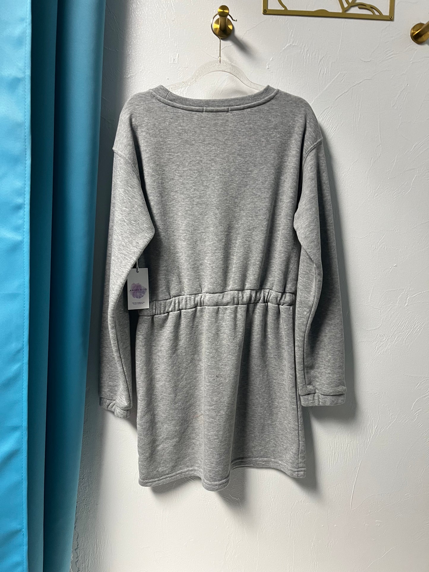 Love Drawstring Mini Dress