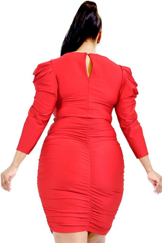 Red Hot Curve Mini Dress