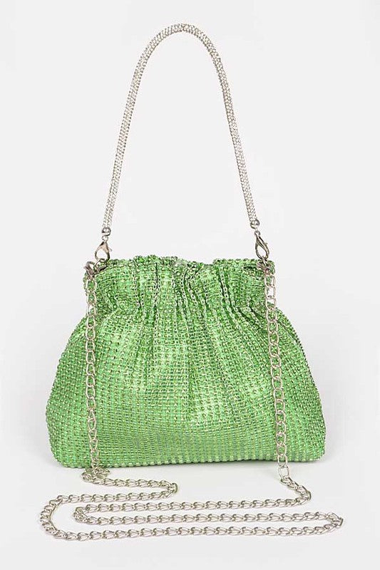 Bling Bling Rhinestone Clutch/Crossbody Bag