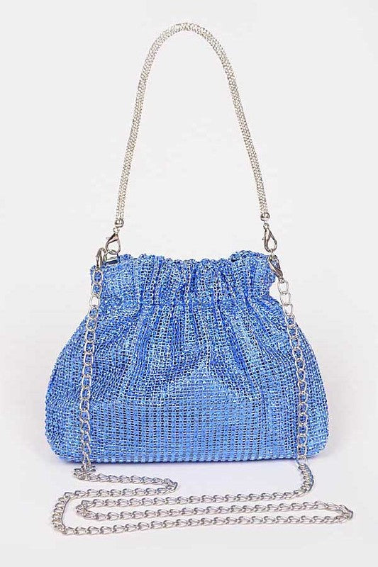 Bling Bling Rhinestone Clutch/Crossbody Bag