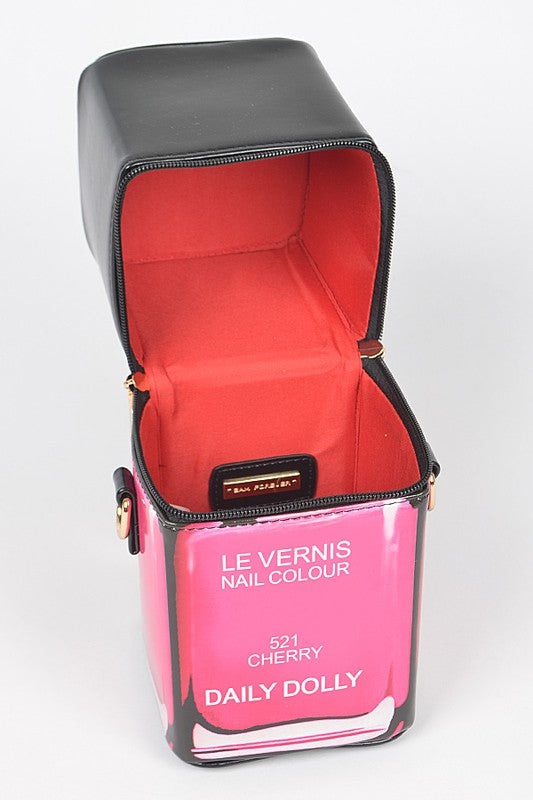 Nail Polish Crossbody Handbag