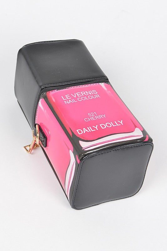 Nail Polish Crossbody Handbag