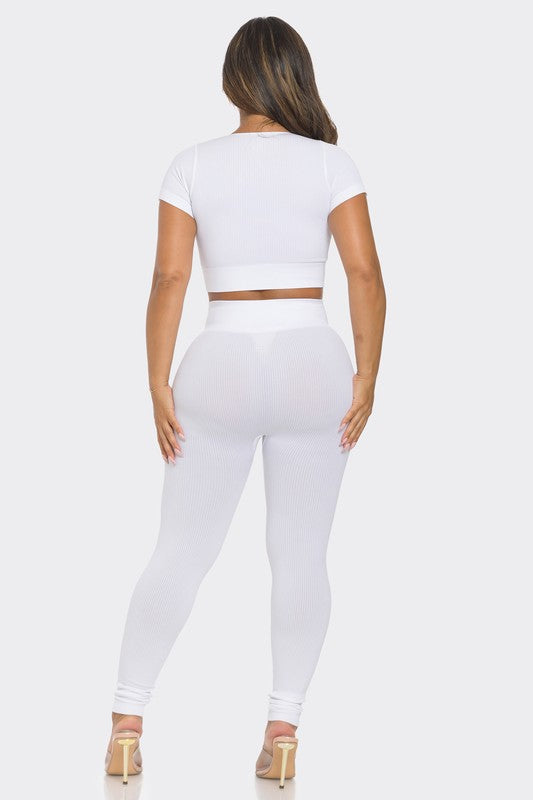 Ribbed Workout Leggings