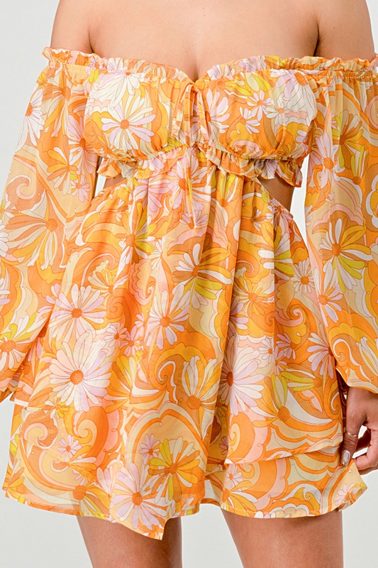 70's Bae Floral Dress