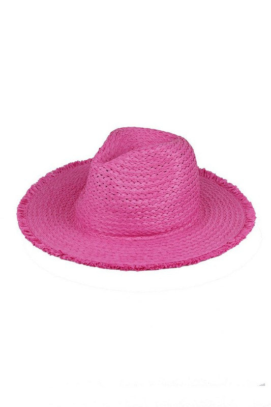 Frayed Fedora Sun Hat