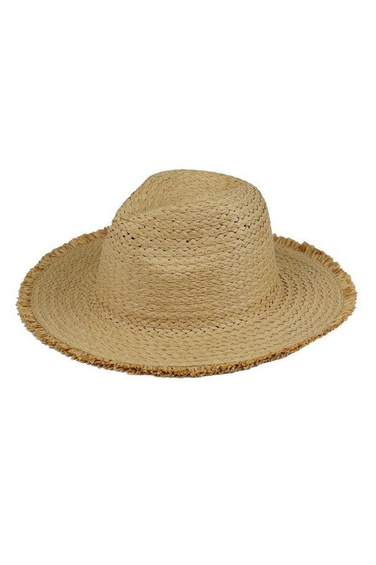 Frayed Fedora Sun Hat
