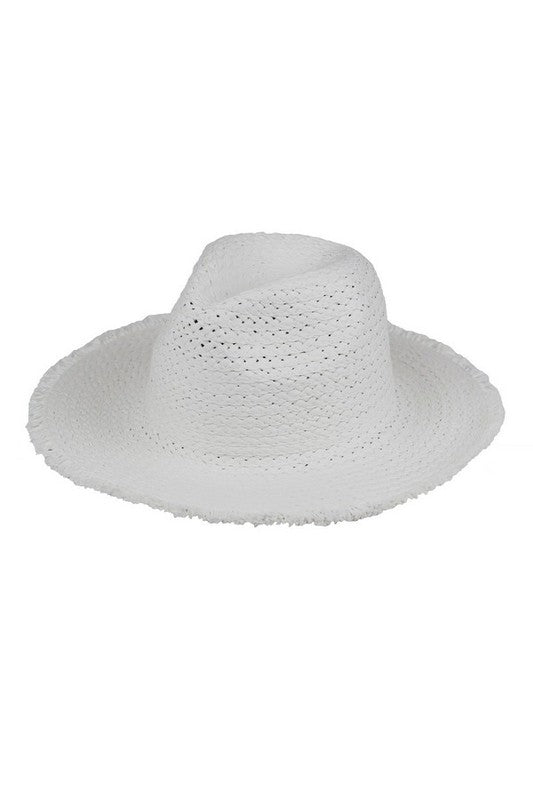 Frayed Fedora Sun Hat