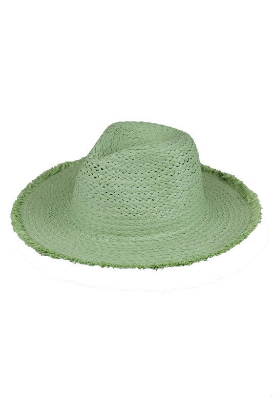 Frayed Fedora Sun Hat