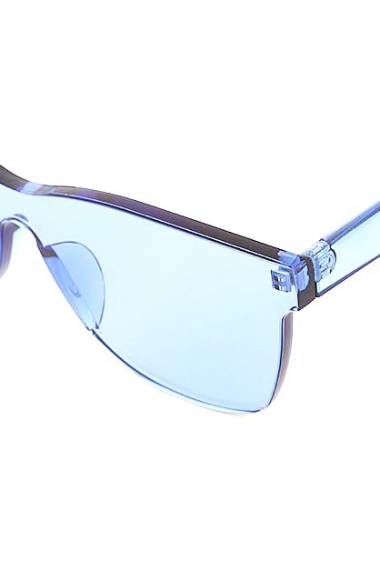 Rimless Acrylic Sunglasses