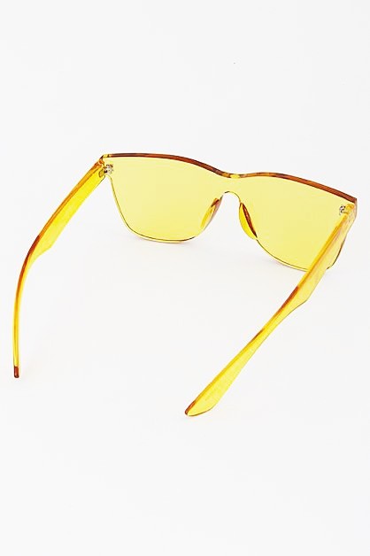 Rimless Acrylic Sunglasses