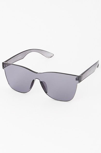 Rimless Acrylic Sunglasses
