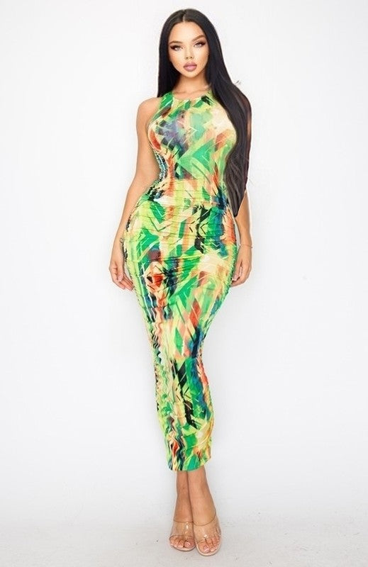 Mean Green Maxi Dress