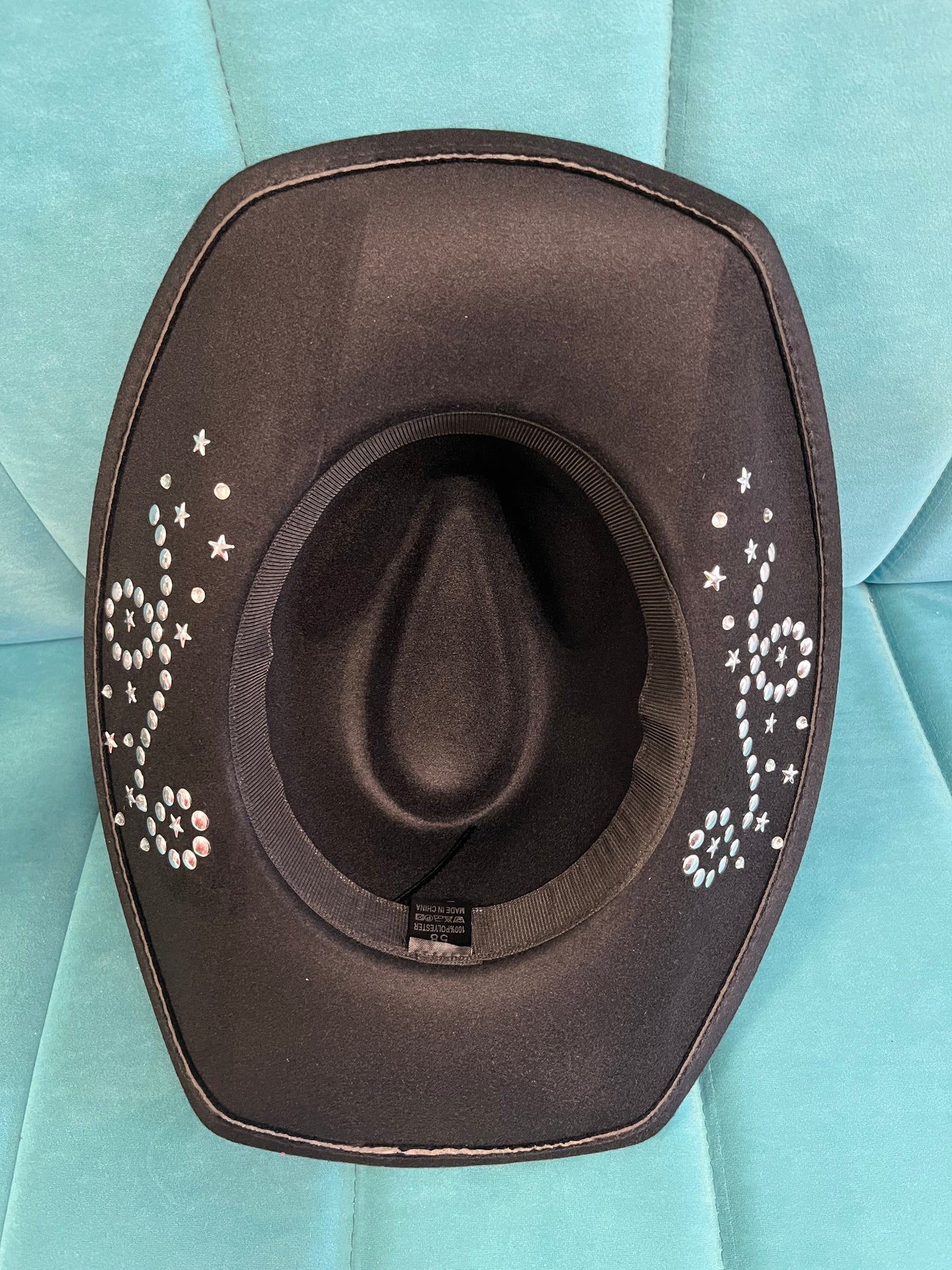 Star Studded Felt Cowgirl Hat