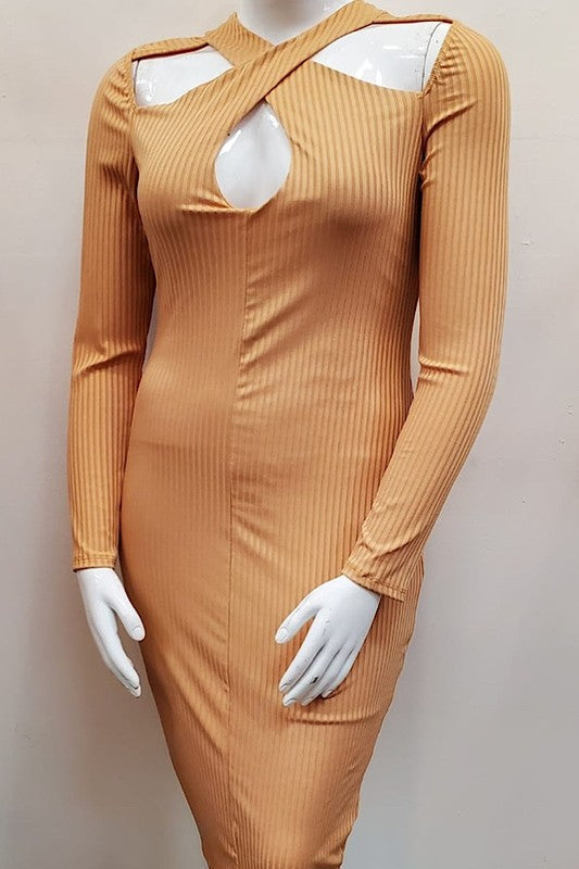 Curve X Front Midi Dress