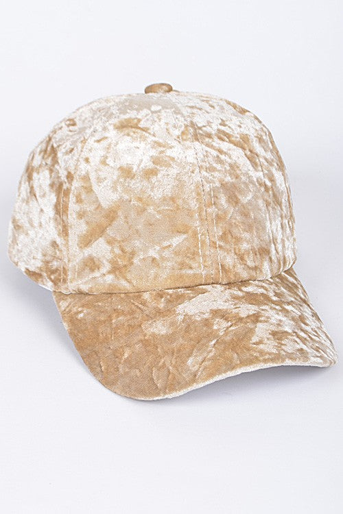 Velvet Baseball Cap